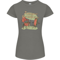 Music I am Your Grandfather DJ Stream Vinyl Womens Petite Cut T-Shirt Charcoal