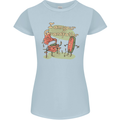 Music I am Your Grandfather DJ Stream Vinyl Womens Petite Cut T-Shirt Light Blue