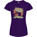 Music I am Your Grandfather DJ Stream Vinyl Womens Petite Cut T-Shirt Purple