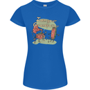 Music I am Your Grandfather DJ Stream Vinyl Womens Petite Cut T-Shirt Royal Blue