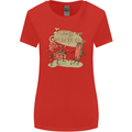 Music I am Your Grandfather DJ Stream Vinyl Womens Wider Cut T-Shirt Red