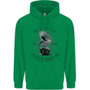 Music Is My Only Drug Funny DJ Vinyl Decks Childrens Kids Hoodie Irish Green