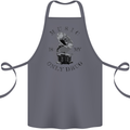 Music Is My Only Drug Funny DJ Vinyl Decks Cotton Apron 100% Organic Steel