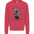 Music Is My Only Drug Funny DJ Vinyl Decks Mens Sweatshirt Jumper Heliconia