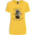 Music Is My Only Drug Funny DJ Vinyl Decks Womens Wider Cut T-Shirt Yellow