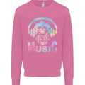 Music Skull With Headphones Dance Tekno Mens Sweatshirt Jumper Azalea