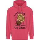 Music Sounds Better on Vinyl Records DJ Childrens Kids Hoodie Heliconia