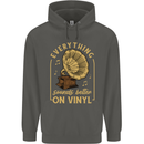 Music Sounds Better on Vinyl Records LP DJ Childrens Kids Hoodie Storm Grey