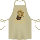 Music Sounds Better on Vinyl Records LP DJ Cotton Apron 100% Organic Khaki