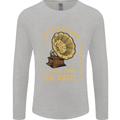Music Sounds Better on Vinyl Records LP DJ Mens Long Sleeve T-Shirt Sports Grey