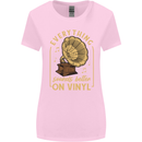 Music Sounds Better on Vinyl Records LP DJ Womens Wider Cut T-Shirt Light Pink