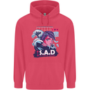 Music Vaporwave Anime Girl Emo SAD Childrens Kids Hoodie Heliconia