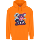 Music Vaporwave Anime Girl Emo SAD Childrens Kids Hoodie Orange