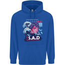Music Vaporwave Anime Girl Emo SAD Childrens Kids Hoodie Royal Blue
