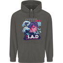 Music Vaporwave Anime Girl Emo SAD Childrens Kids Hoodie Storm Grey