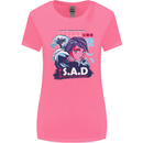 Music Vaporwave Anime Girl Emo SAD Womens Wider Cut T-Shirt Azalea