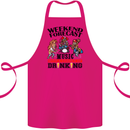 Music Weekend Forecast Alcohol Beer Cotton Apron 100% Organic Pink