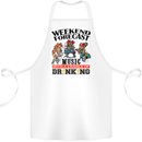 Music Weekend Forecast Alcohol Beer Cotton Apron 100% Organic White