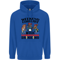 Music Weekend Forecast Alcohol Beer Mens 80% Cotton Hoodie Royal Blue