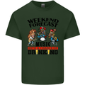 Music Weekend Forecast Alcohol Beer Mens Cotton T-Shirt Tee Top Forest Green
