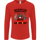 Music Weekend Forecast Alcohol Beer Mens Long Sleeve T-Shirt Red