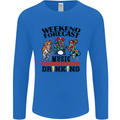 Music Weekend Forecast Alcohol Beer Mens Long Sleeve T-Shirt Royal Blue