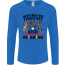 Music Weekend Forecast Alcohol Beer Mens Long Sleeve T-Shirt Royal Blue