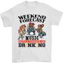 Music Weekend Forecast Alcohol Beer Mens T-Shirt Cotton Gildan White