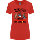 Music Weekend Forecast Alcohol Beer Womens Wider Cut T-Shirt Red