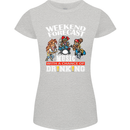 Music Weekend Funny Alcohol Beer Womens Petite Cut T-Shirt Sports Grey