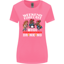 Music Weekend Funny Alcohol Beer Womens Wider Cut T-Shirt Azalea