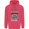 Music in the Soul Heard by the Universe Childrens Kids Hoodie Heliconia