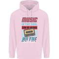 Music in the Soul Heard by the Universe Childrens Kids Hoodie Light Pink