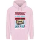 Music in the Soul Heard by the Universe Childrens Kids Hoodie Light Pink