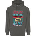 Music in the Soul Heard by the Universe Childrens Kids Hoodie Storm Grey