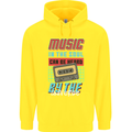 Music in the Soul Heard by the Universe Childrens Kids Hoodie Yellow