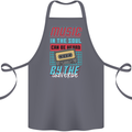 Music in the Soul Heard by the Universe Cotton Apron 100% Organic Steel