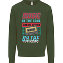 Music in the Soul Heard by the Universe Kids Sweatshirt Jumper Forest Green