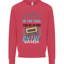 Music in the Soul Heard by the Universe Kids Sweatshirt Jumper Heliconia