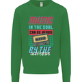 Music in the Soul Heard by the Universe Kids Sweatshirt Jumper Irish Green