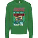 Music in the Soul Heard by the Universe Kids Sweatshirt Jumper Irish Green