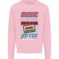 Music in the Soul Heard by the Universe Kids Sweatshirt Jumper Light Pink