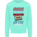 Music in the Soul Heard by the Universe Kids Sweatshirt Jumper Peppermint