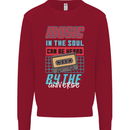 Music in the Soul Heard by the Universe Kids Sweatshirt Jumper Red