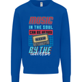 Music in the Soul Heard by the Universe Kids Sweatshirt Jumper Royal Blue