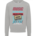 Music in the Soul Heard by the Universe Kids Sweatshirt Jumper Sports Grey