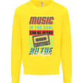 Music in the Soul Heard by the Universe Kids Sweatshirt Jumper Yellow