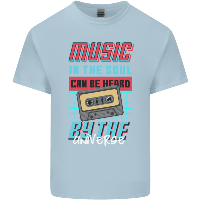 Music in the Soul Heard by the Universe Kids T-Shirt Childrens Light Blue