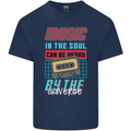 Music in the Soul Heard by the Universe Kids T-Shirt Childrens Navy Blue