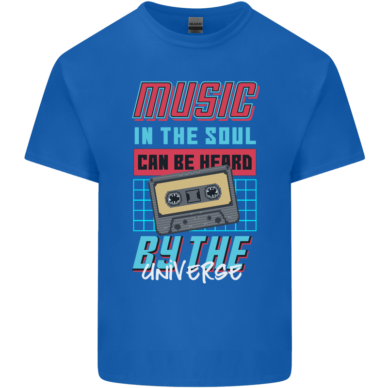 Music in the Soul Heard by the Universe Kids T-Shirt Childrens Royal Blue